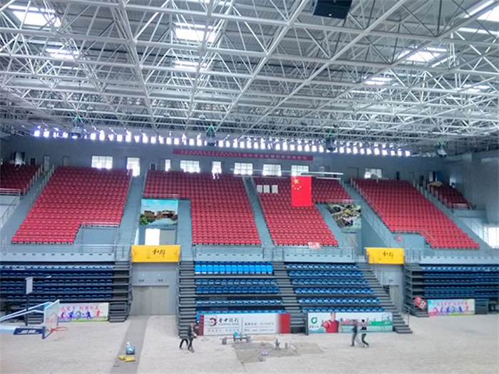 天门电厂体育馆网架加工