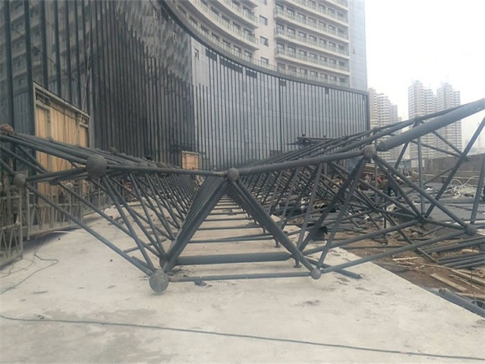 天门万豪酒店雨棚网架